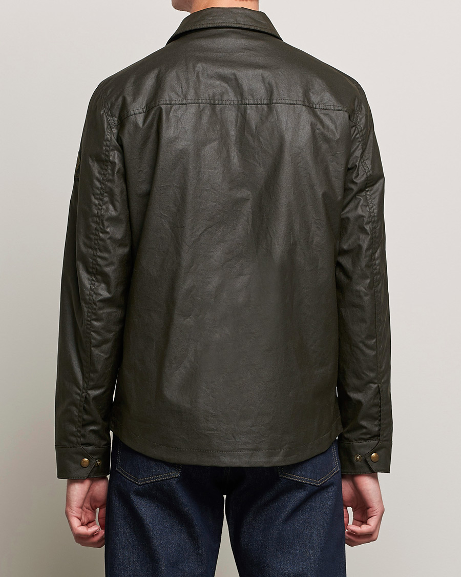 Herren | Jacken | Belstaff | Tour Waxed Shirt Jacket Faded Olive