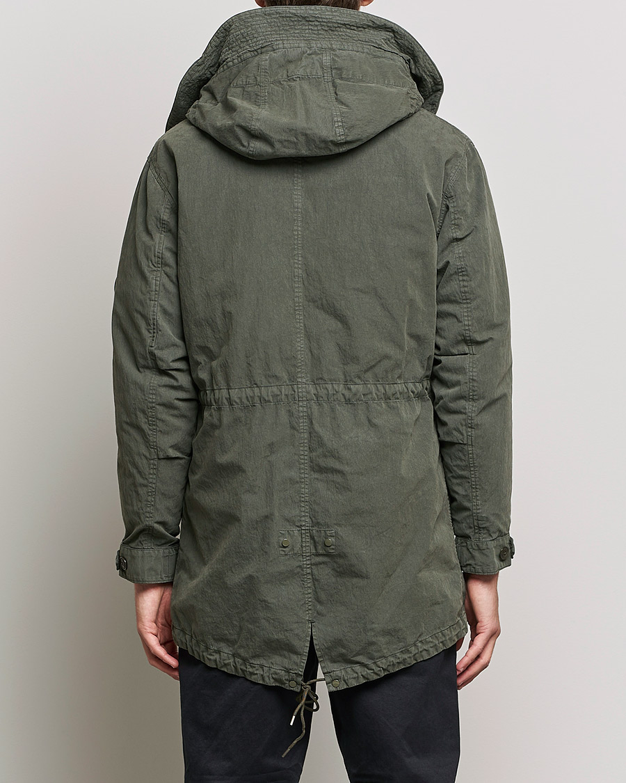 Herren | Jacken | C.P. Company | 50 Fili Garment Dyed Cotton/Nylon 2 in 1 Parka Green