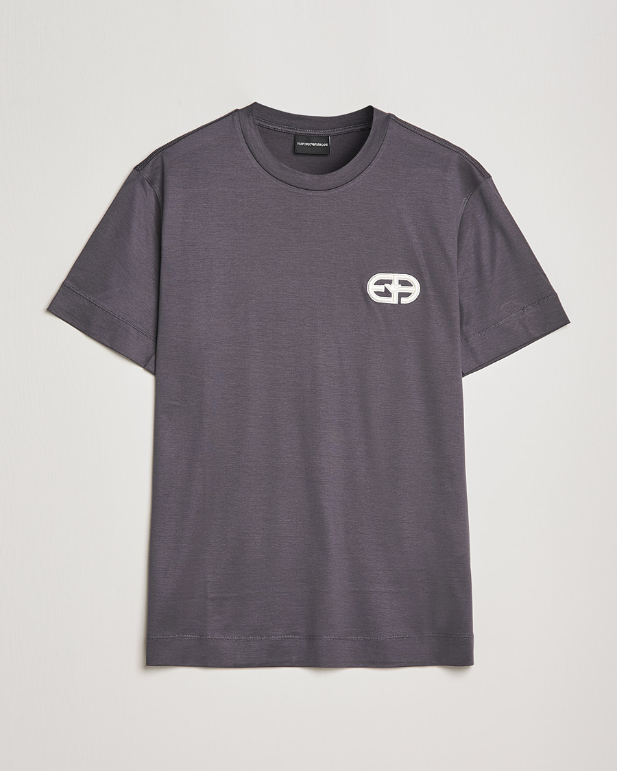 Herren | T-Shirts | Emporio Armani | Cotton Tencel Tee Grey