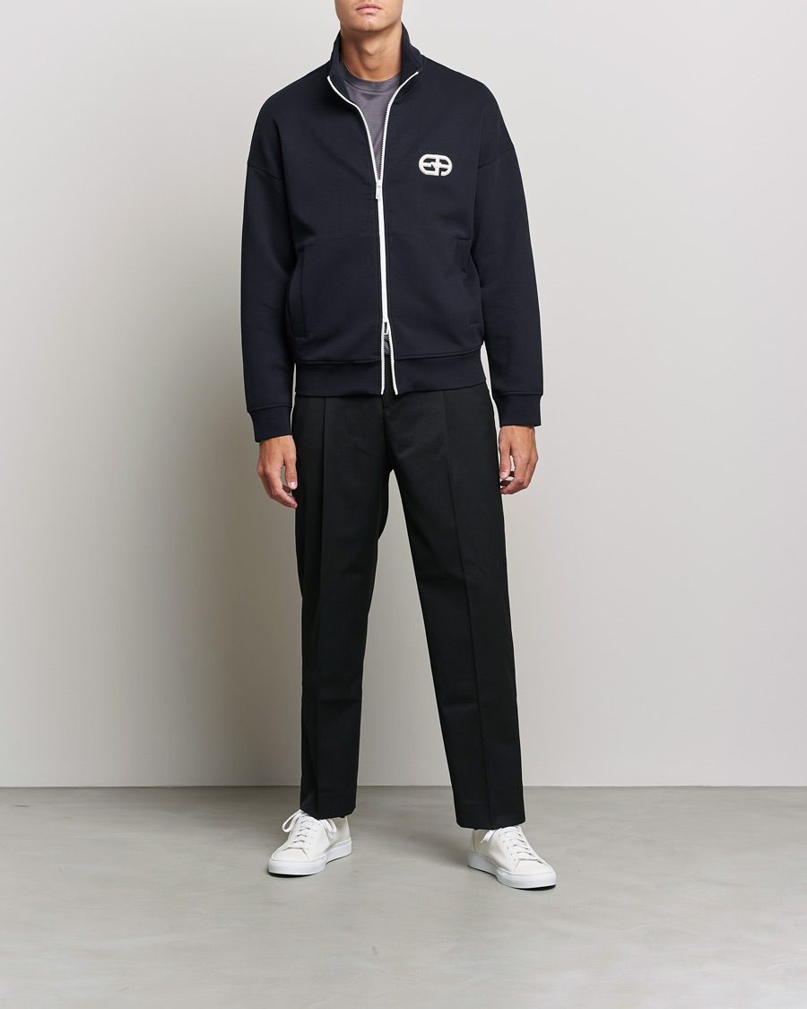 Herren | Pullover | Emporio Armani | Wool Cardigan Dark Navy