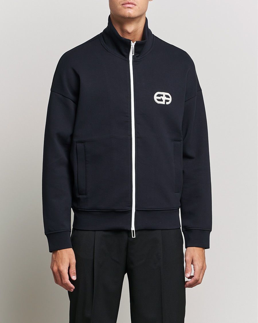 Herren | Pullover | Emporio Armani | Wool Cardigan Dark Navy