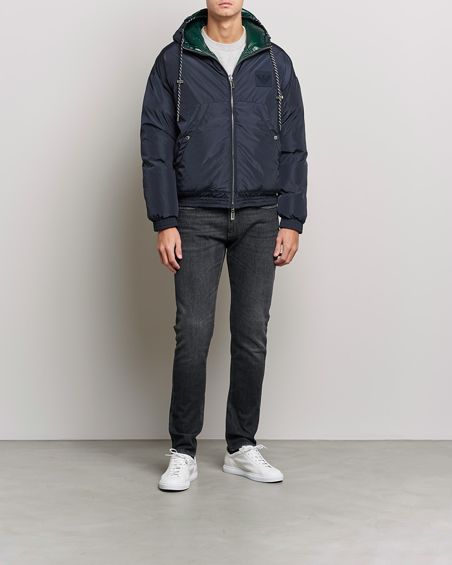 Herren | Jacken | Emporio Armani | Down Puffer Jacket Green/Black