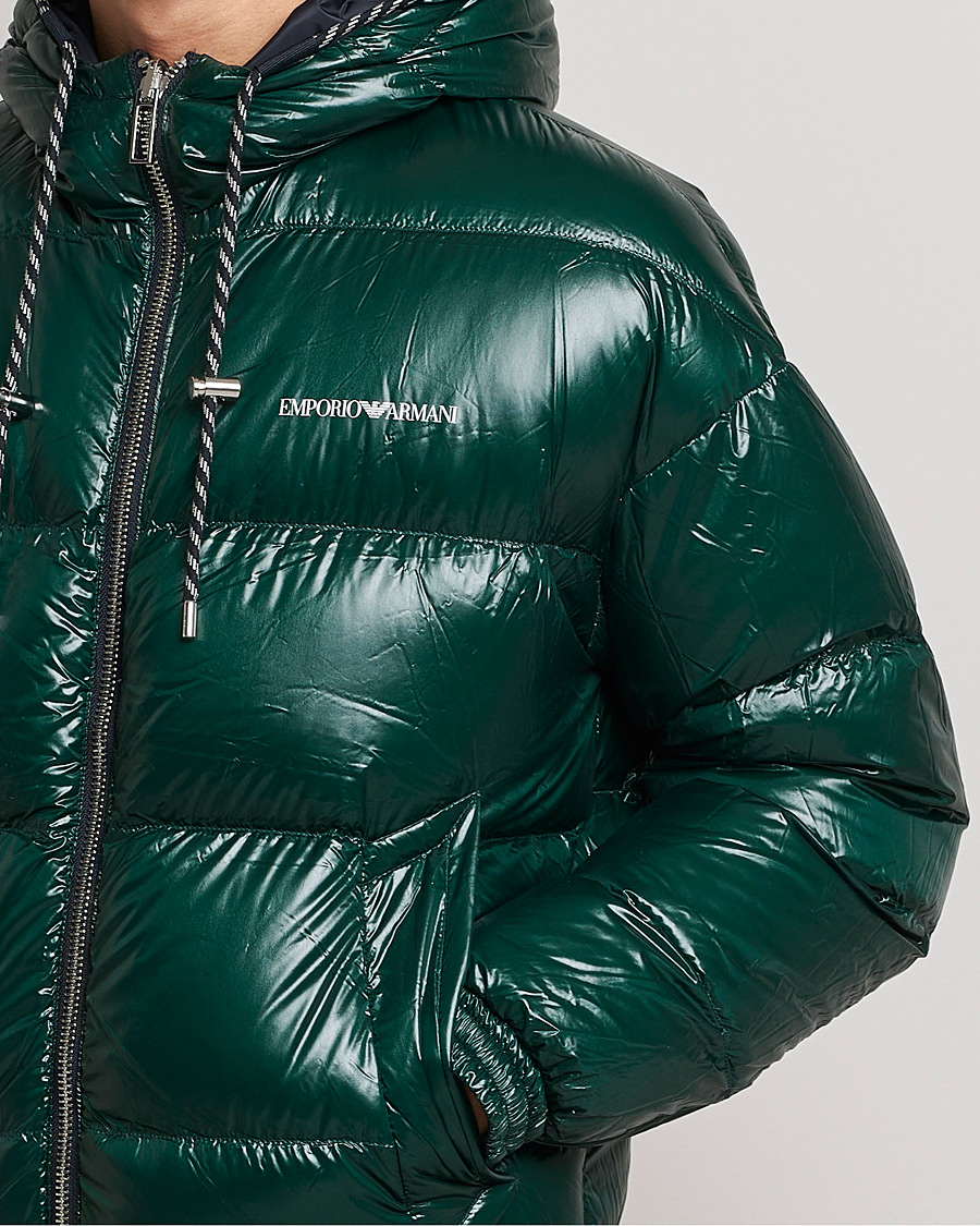 Herren | Jacken | Emporio Armani | Down Puffer Jacket Green/Black