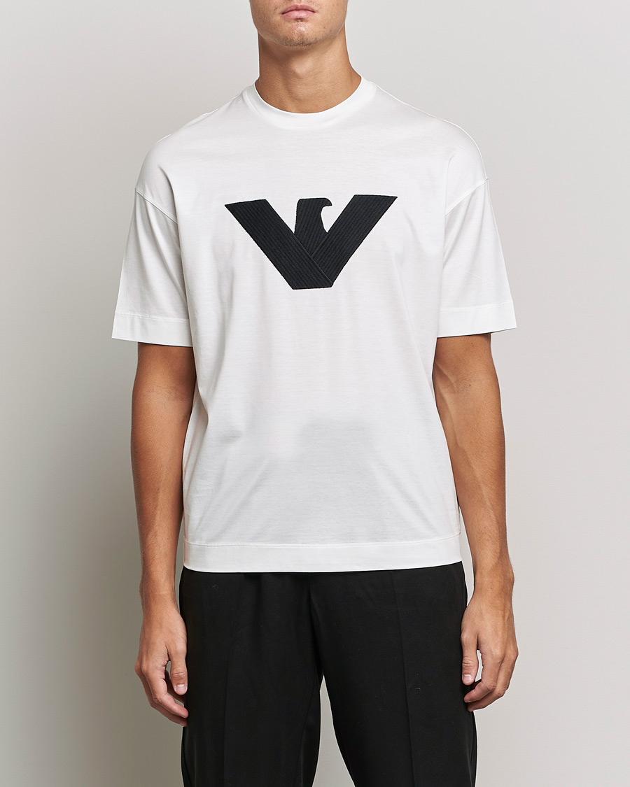 Herren | T-Shirts | Emporio Armani | Logo Cotton Tee White