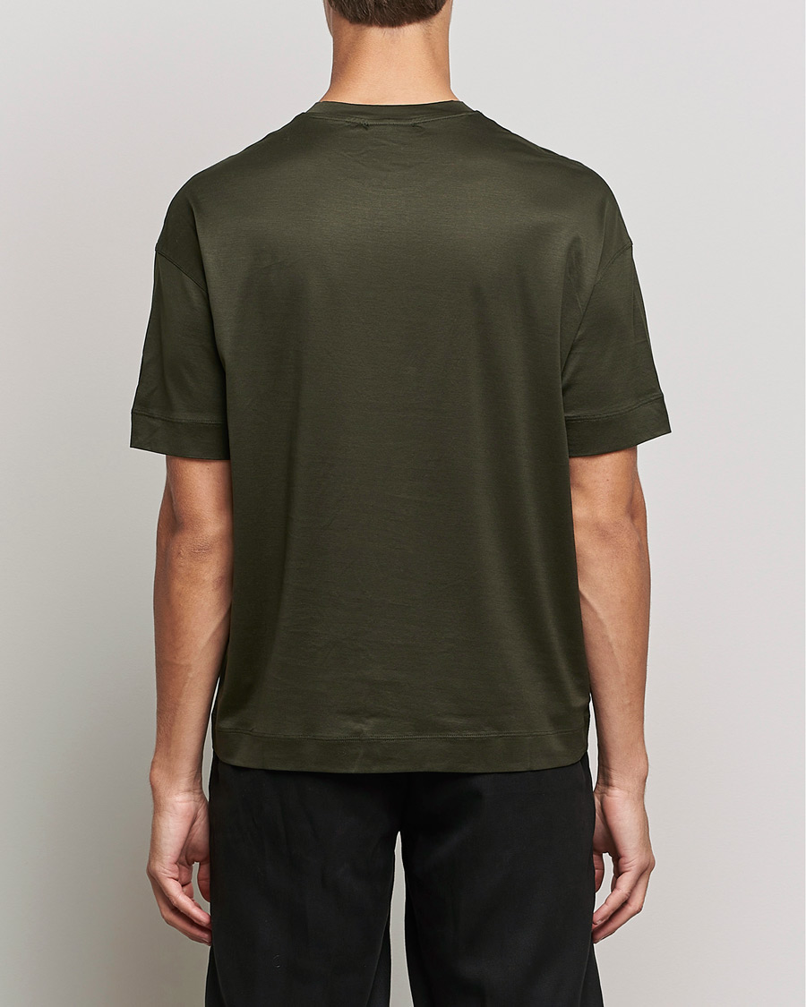 Herren | T-Shirts | Emporio Armani | Logo Cotton Tee Green
