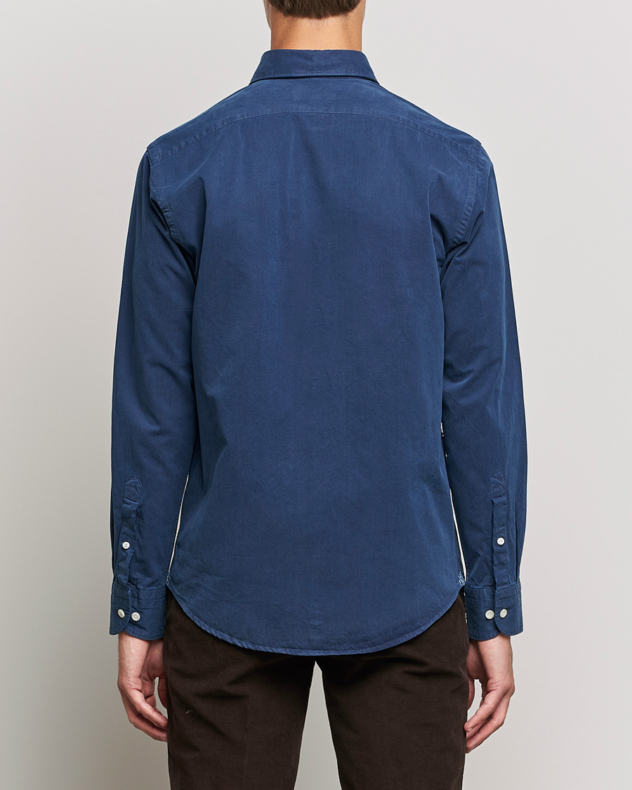 Herren | Hemden | Eton | Recycled Cotton Denim Shirt Blue
