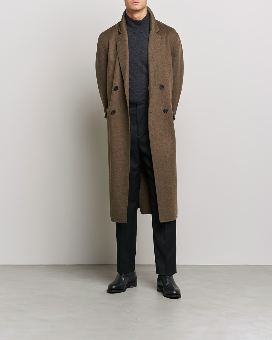 Herren | Jacken | Filippa K | Athens Wool Cashmere Coat Olive Melange