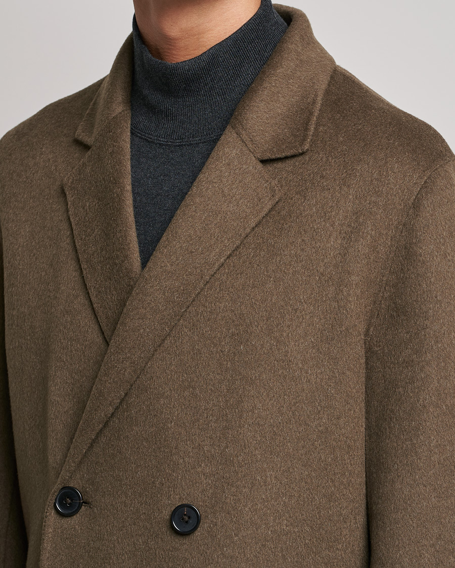 Herren | Jacken | Filippa K | Athens Wool Cashmere Coat Olive Melange