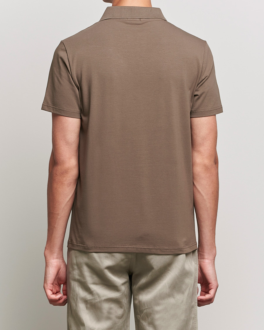 Herren | Poloshirts | Filippa K | Lycra Polo T-shirt Mole Grey