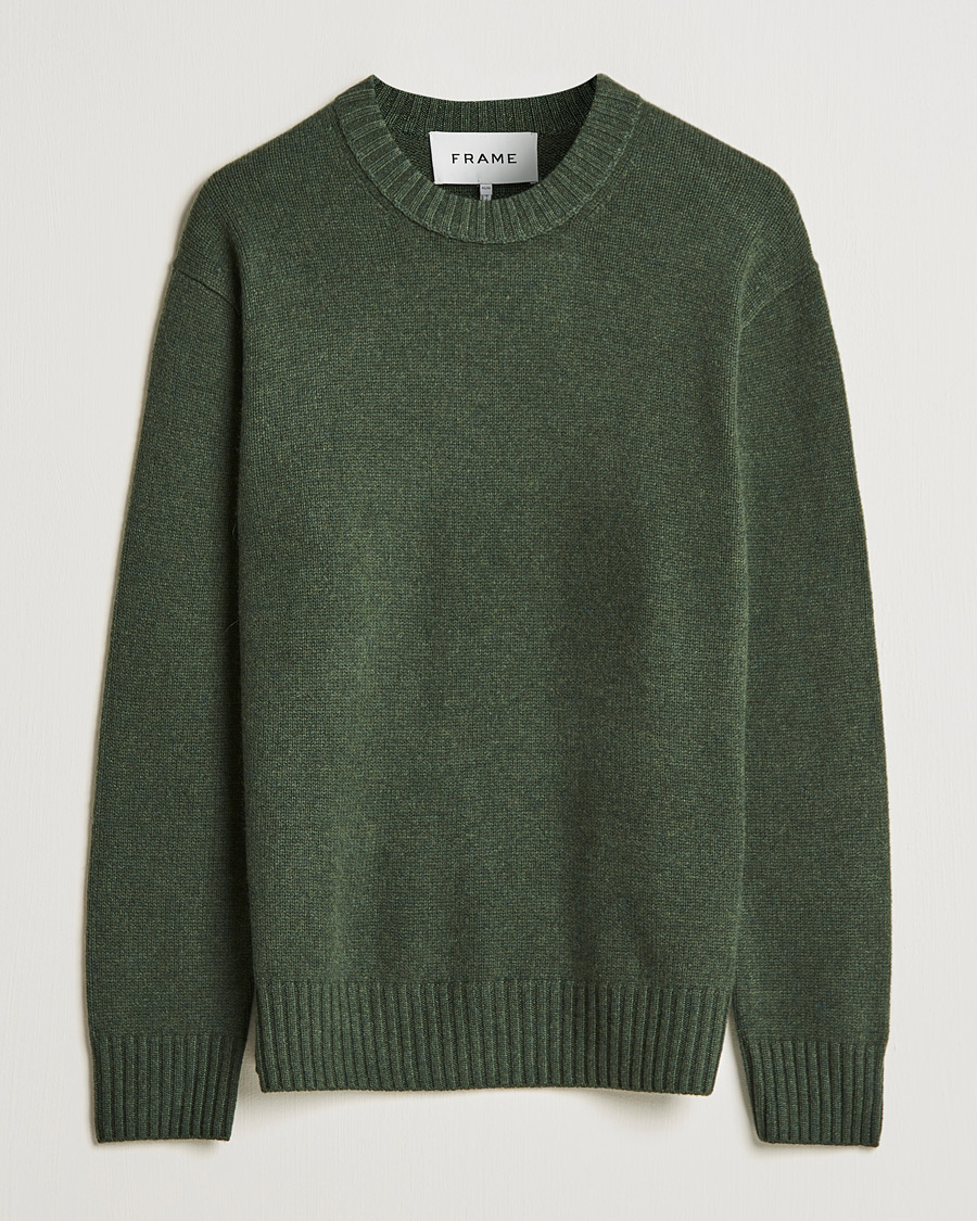 Herren | Pullover | FRAME | Cashmere Sweater Military Green