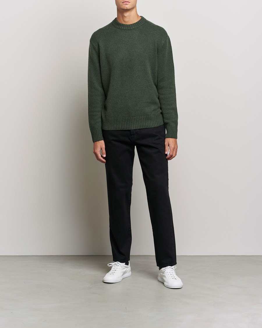 Herren | Pullover | FRAME | Cashmere Sweater Military Green