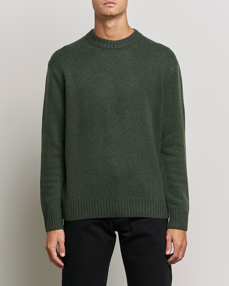 Herren | Pullover | FRAME | Cashmere Sweater Military Green