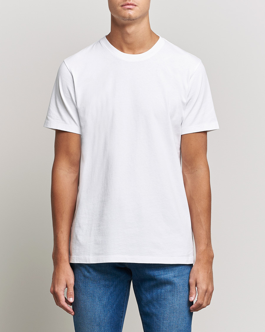 Herren | Kurzarm T-Shirt | FRAME | Logo T-Shirt Blanc