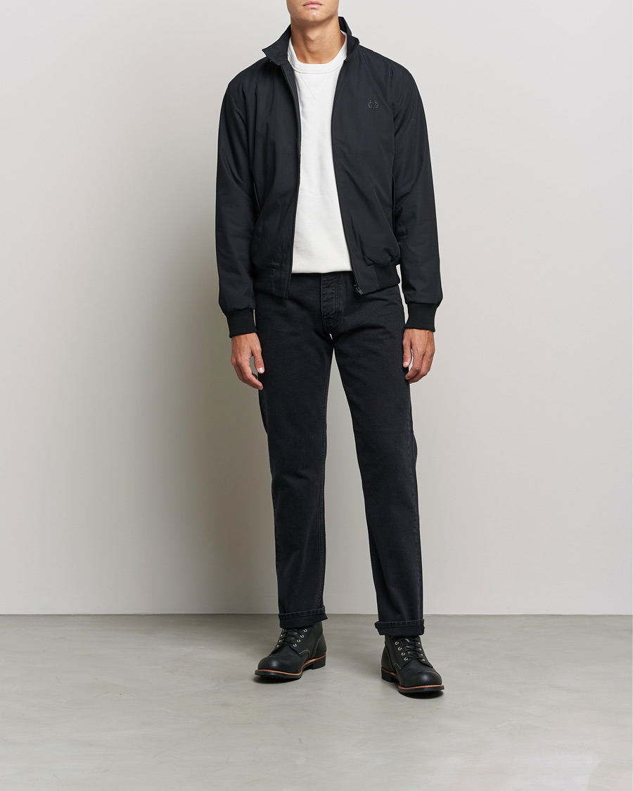 Herren | Jacken | Fred Perry | Harrington Made In England Jacket  Black