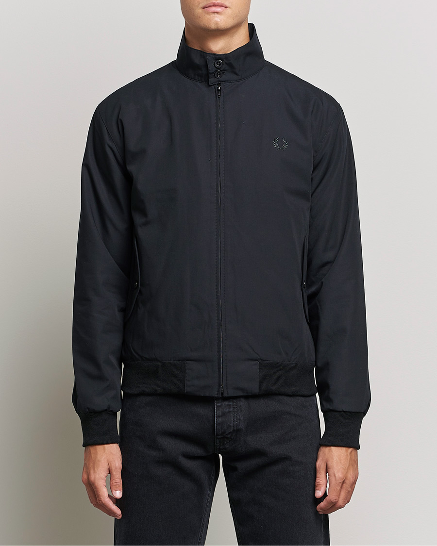 Herren | Jacken | Fred Perry | Harrington Made In England Jacket  Black