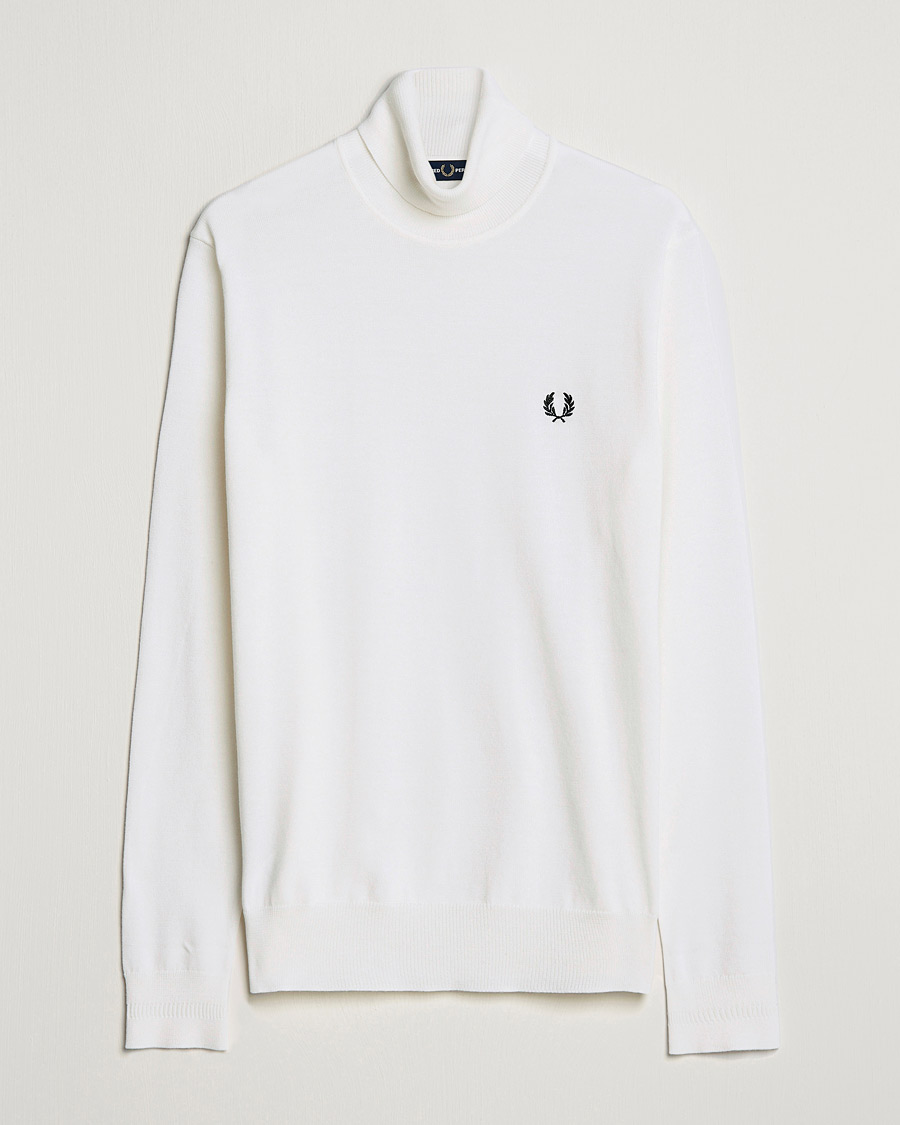 Herren | Pullover | Fred Perry | Roll Neck Jumper Snow White