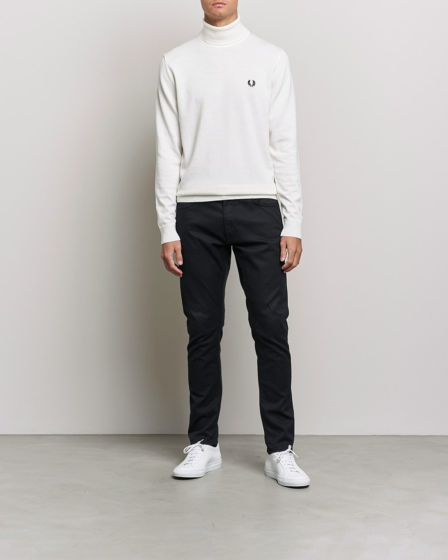 Herren | Pullover | Fred Perry | Roll Neck Jumper Snow White
