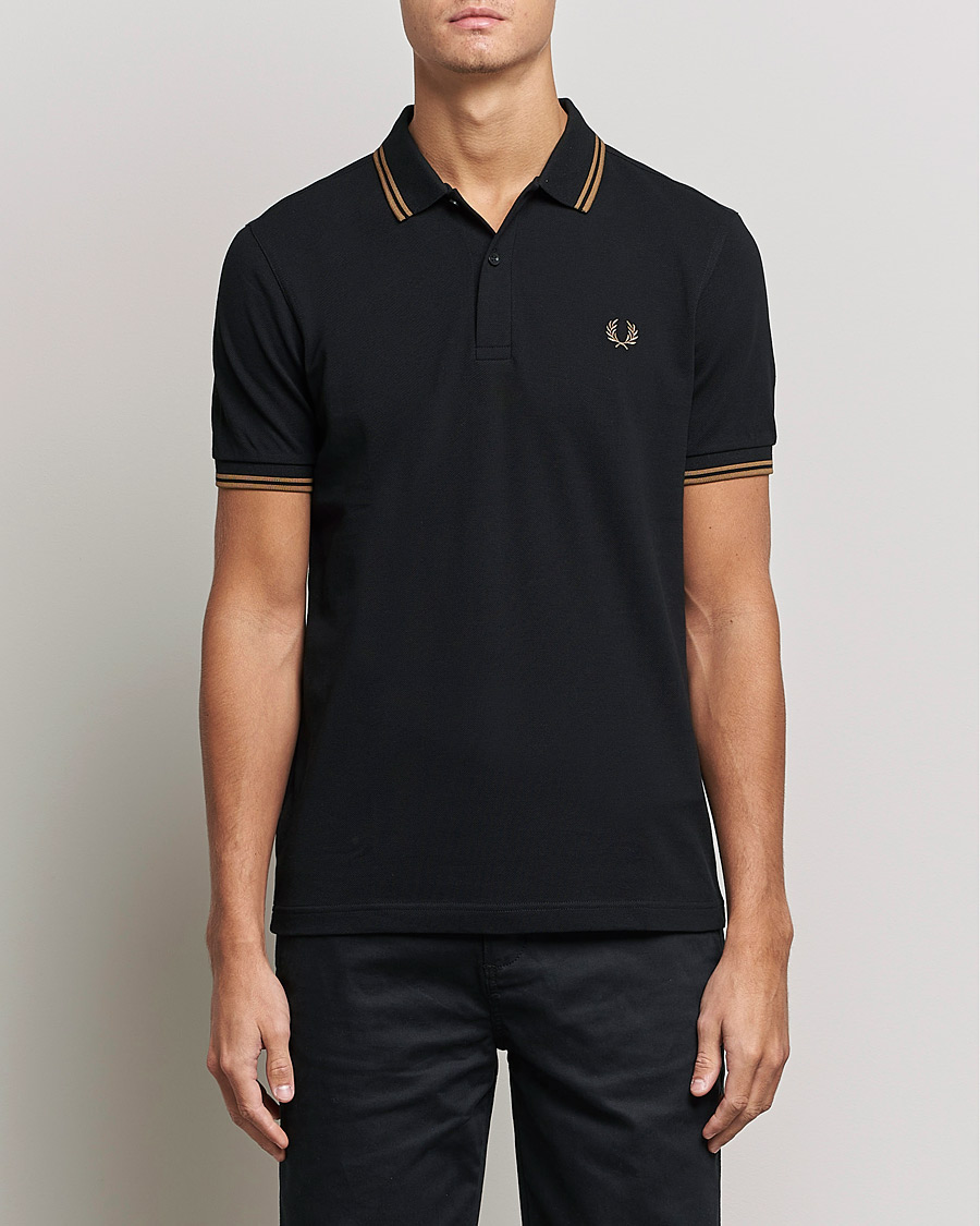 Herren | Poloshirts | Fred Perry | Twin Tipped Shirt Black