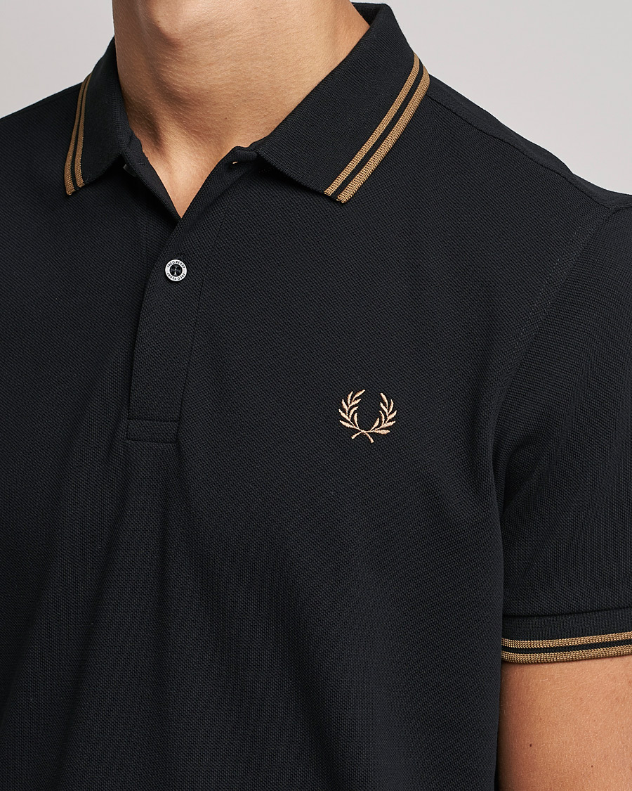 Herren | Poloshirts | Fred Perry | Twin Tipped Shirt Black