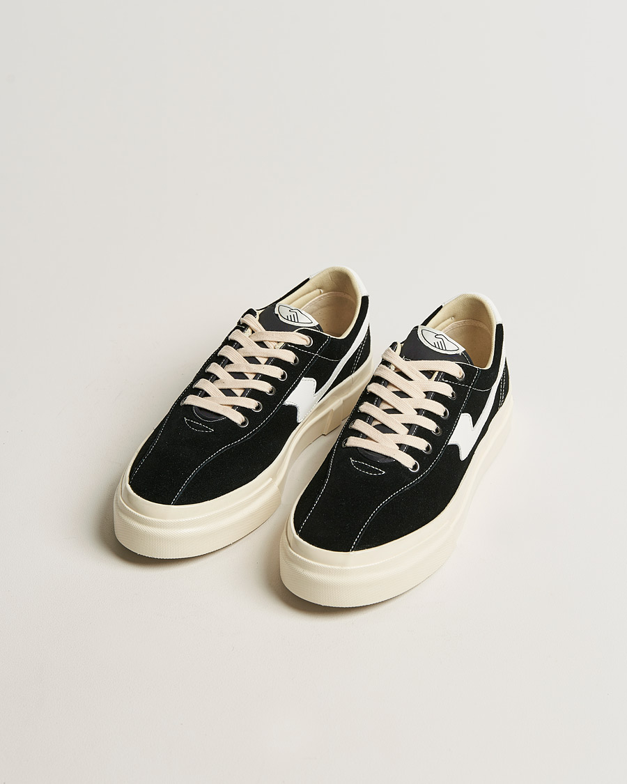 Herren | Stepney Workers Club Dellow S-Strike Suede Sneaker Black/White | Stepney Workers Club | Dellow S-Strike Suede Sneaker Black/White