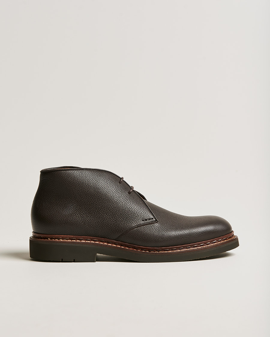Herren | Heschung Genet Calf Chukka Boot Dark Brown | Heschung | Genet Calf Chukka Boot Dark Brown
