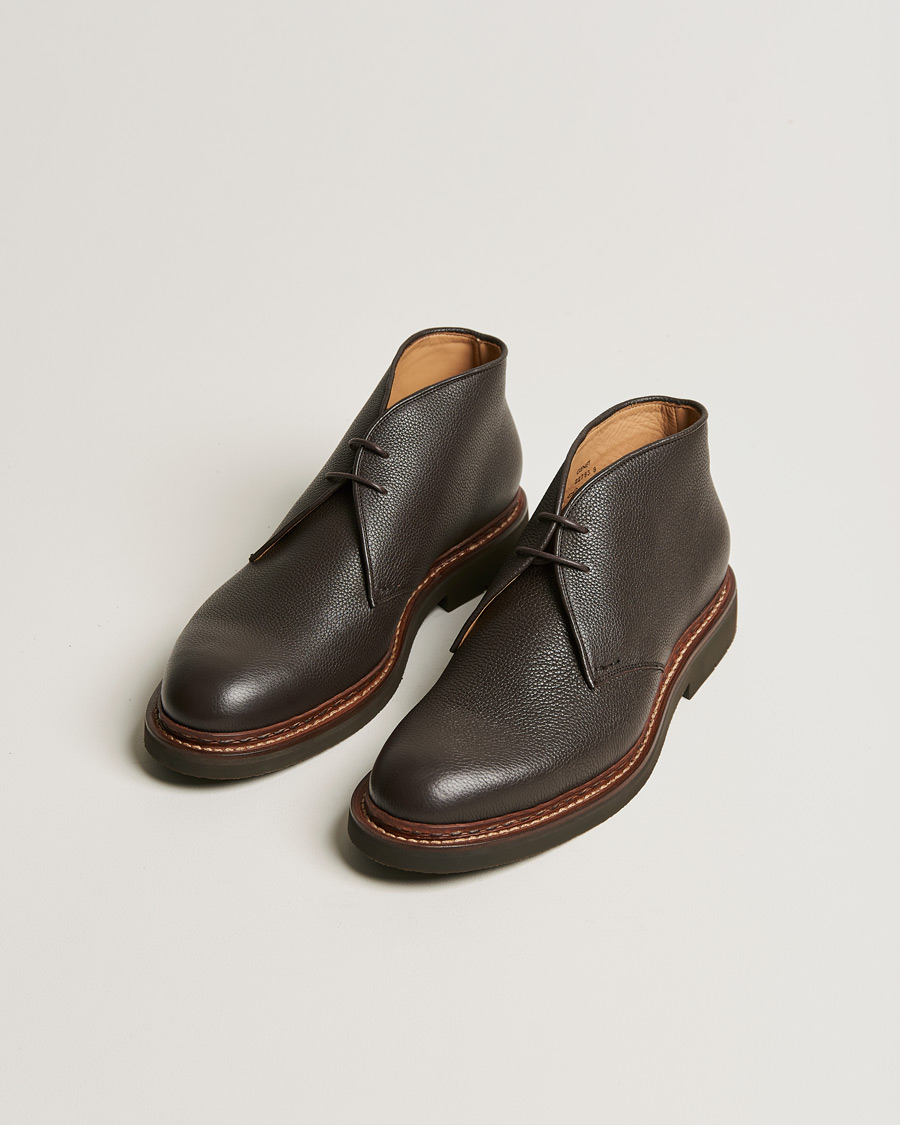 Herren | Heschung Genet Calf Chukka Boot Dark Brown | Heschung | Genet Calf Chukka Boot Dark Brown