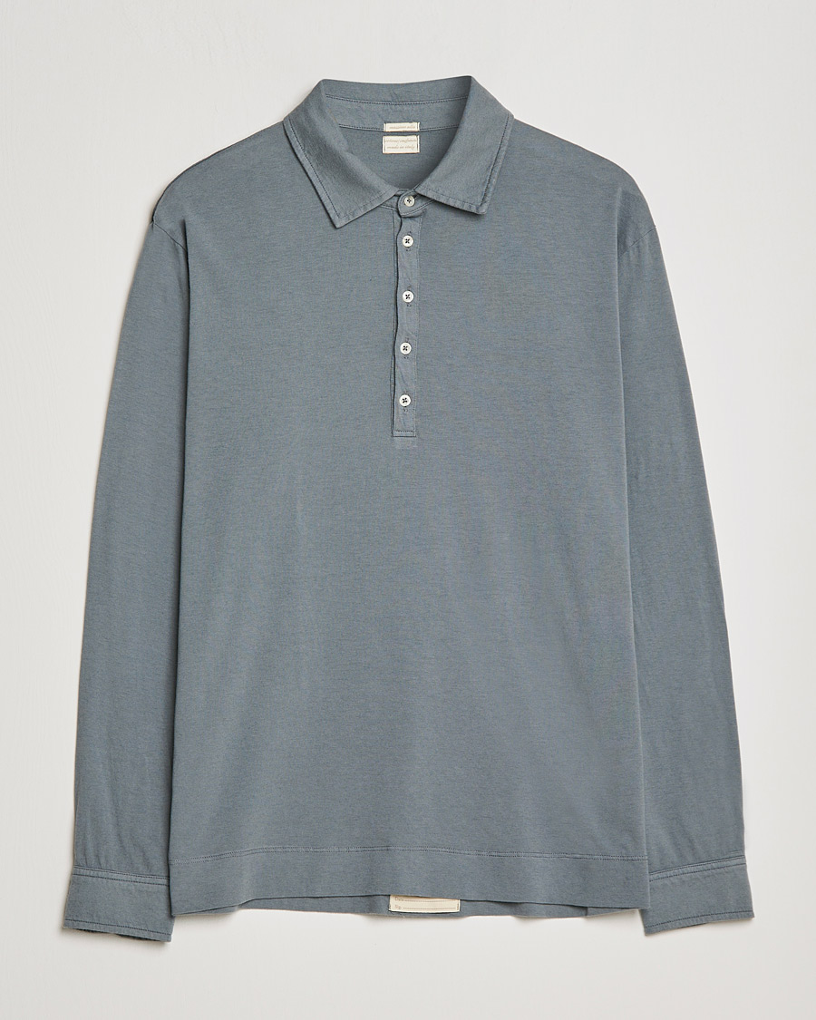 Herren | Pullover | Massimo Alba | Ischia Cotton/Cashmere Polo Smoke