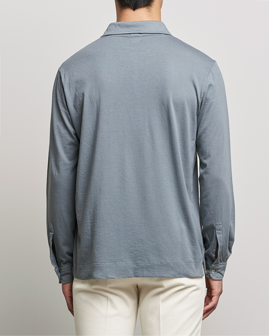 Herren | Pullover | Massimo Alba | Ischia Cotton/Cashmere Polo Smoke