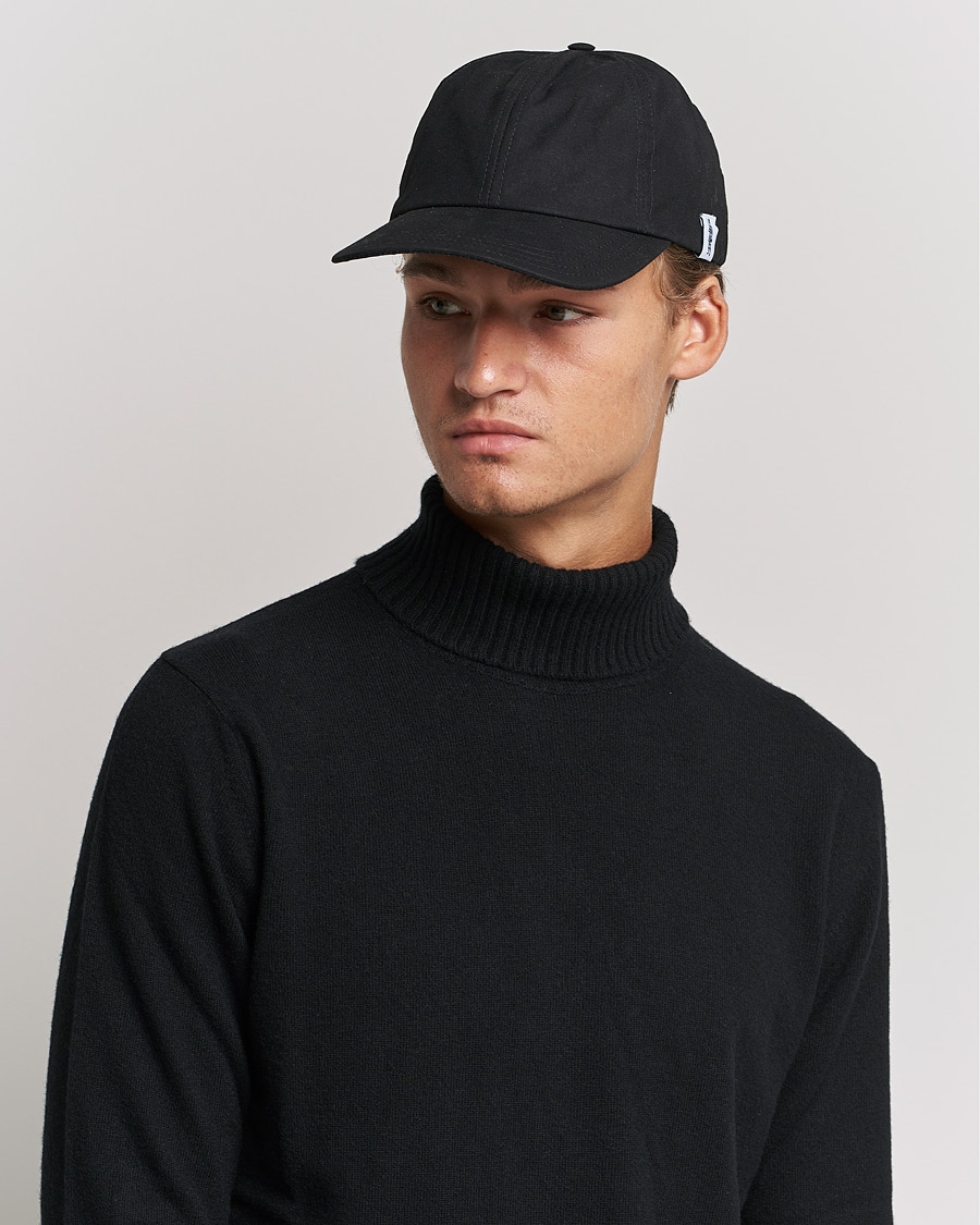 Herren | Mackintosh Tipping Baseball Cap Black | Mackintosh | Tipping Baseball Cap Black