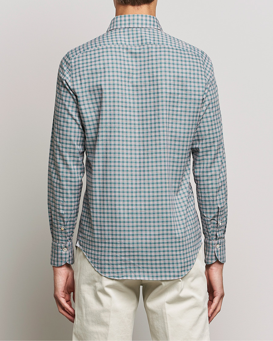 Herren | Hemden | Finamore Napoli | Tokyo Slim Shirt Green Check