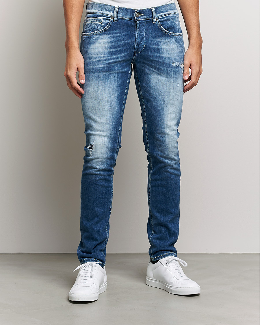 Herren | Jeans | Dondup | George Destroyed Jeans Blue