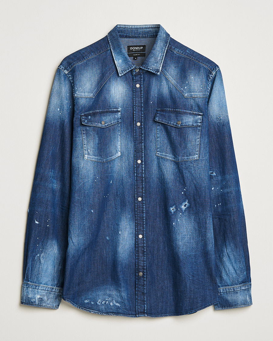 Herren | Hemden | Dondup | Denim Shirt Blue