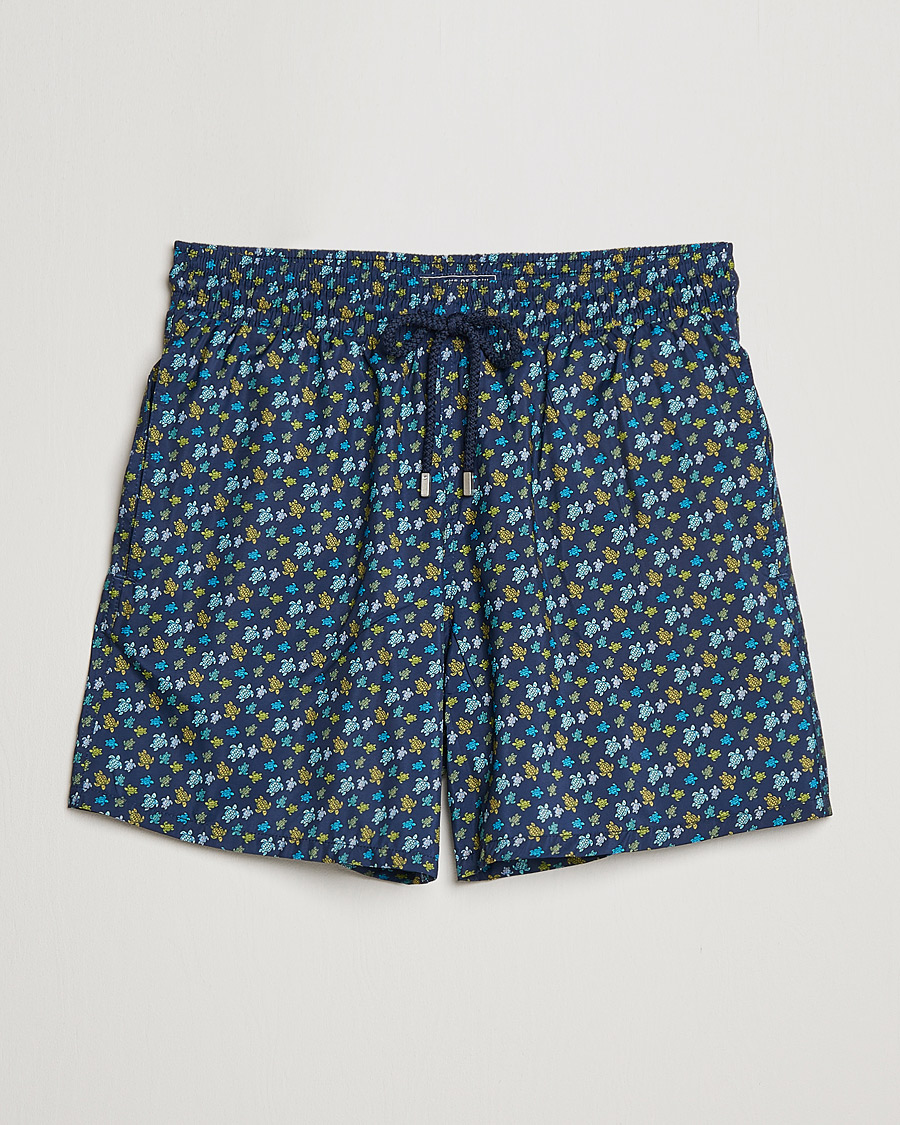 Herren | Badehosen | Vilebrequin | Mahina Swim Shorts Bleu Marine