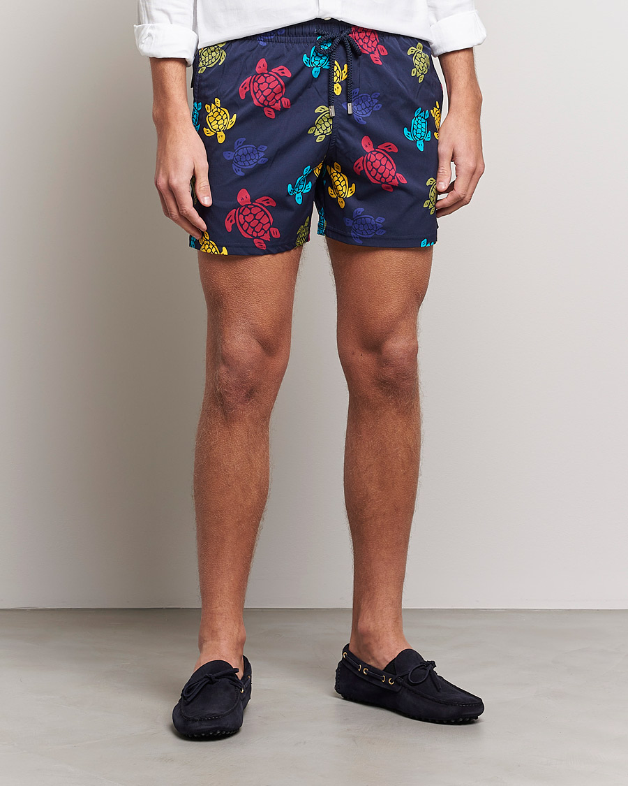 Herren | Badehosen | Vilebrequin | Moorise Swim Shorts Bleu Marine