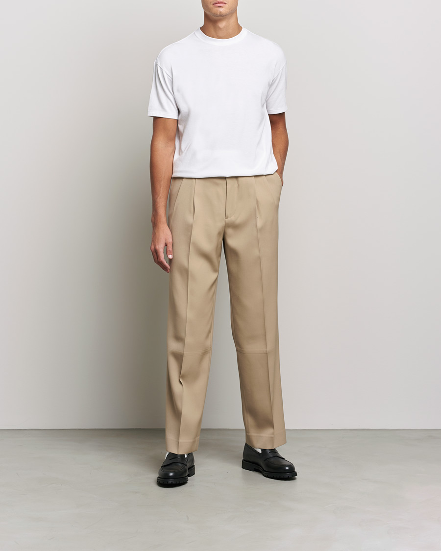 Herren | T-Shirts | Auralee | Seamless Crewneck T-Shirt White