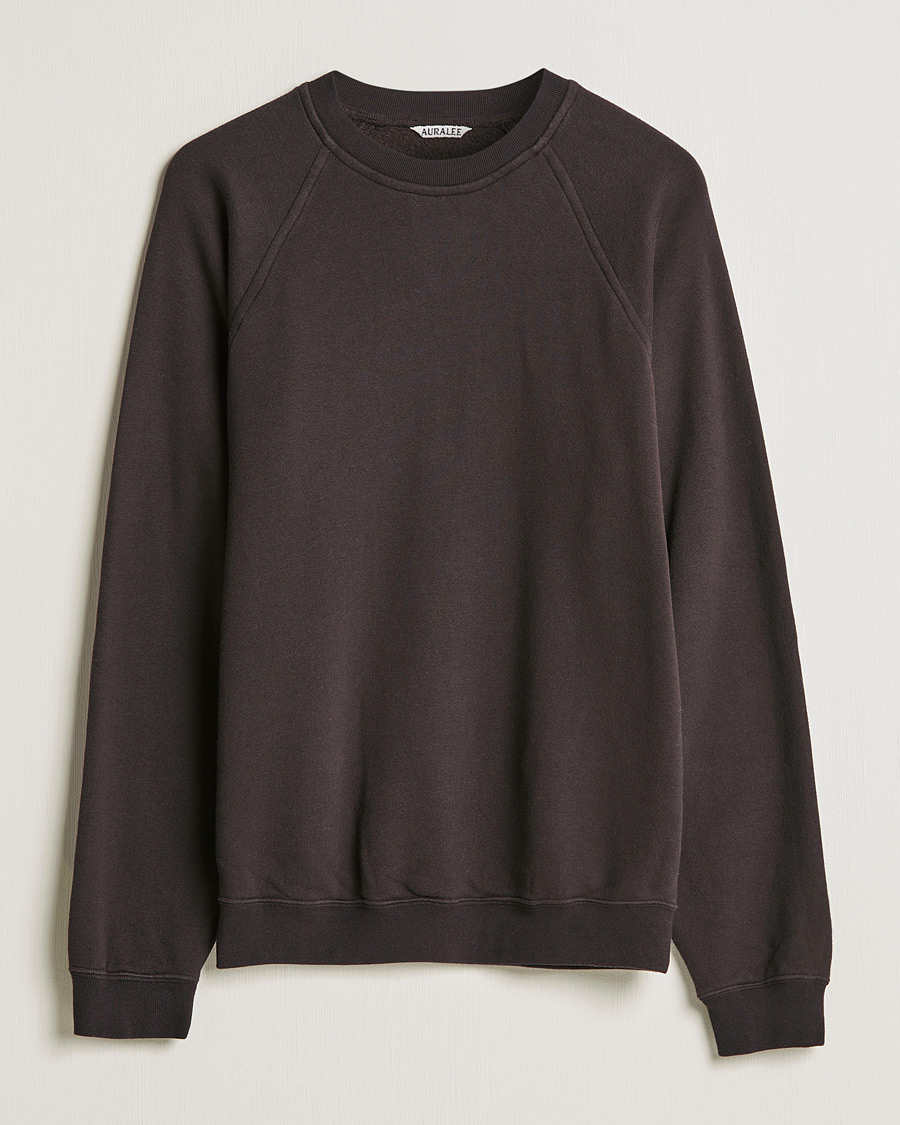 Herren | Pullover | Auralee | Fluffy Sweatshirt Dark Brown