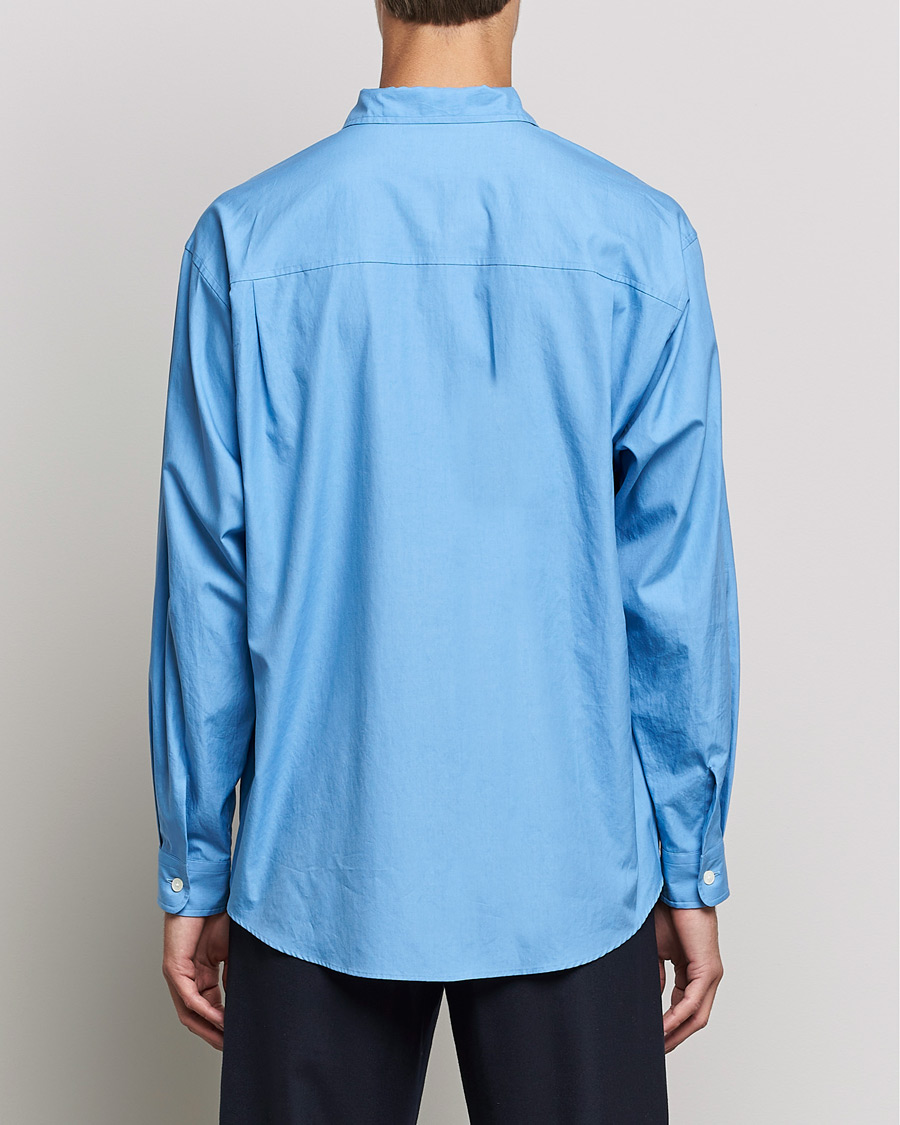 Herren | Hemden | Auralee | Finx Twill Shirt Clear Blue