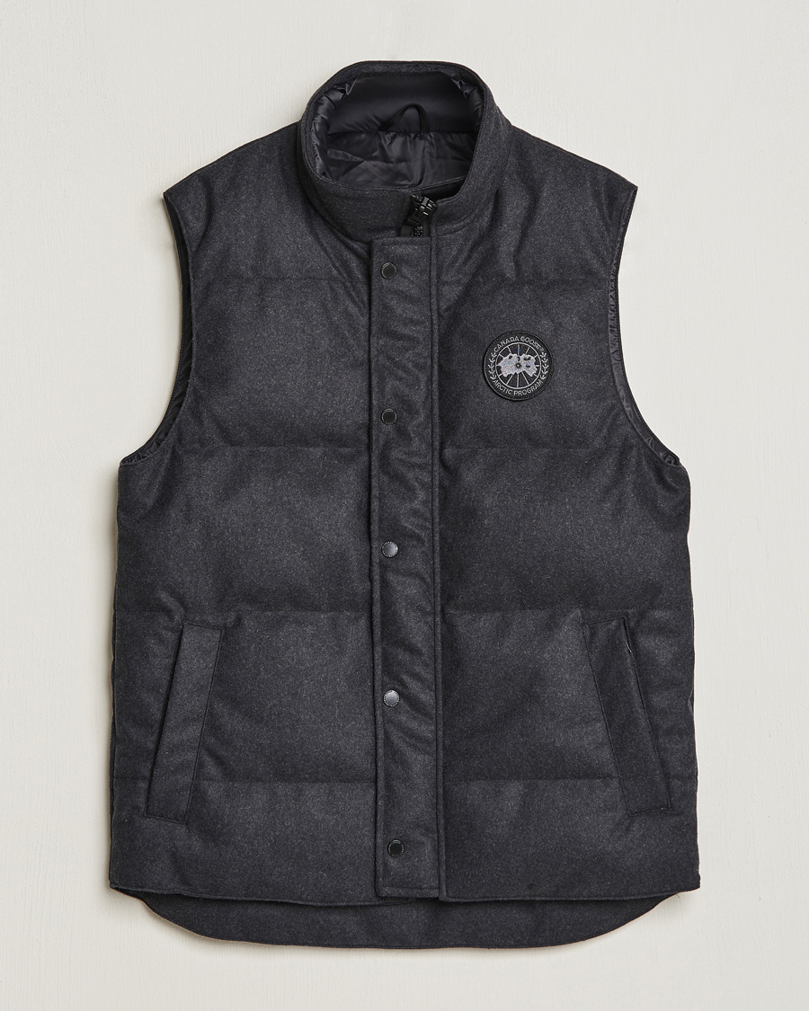Herren | Jacken | Canada Goose Black Label | Canada Goose Garson Wool Vest Carbon Melange