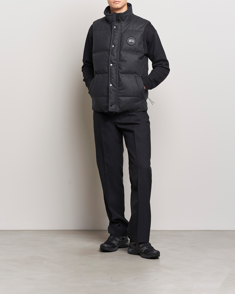 Herren | Jacken | Canada Goose Black Label | Canada Goose Garson Wool Vest Carbon Melange
