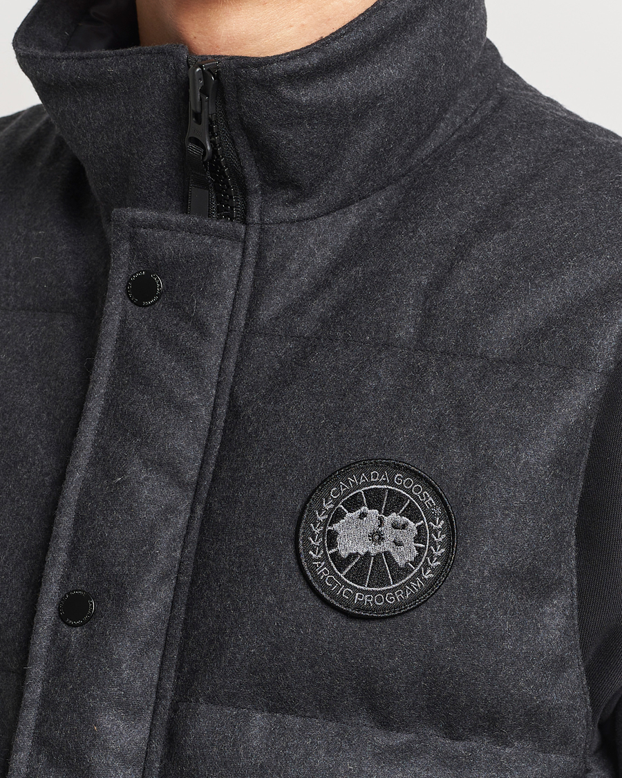 Herren | Jacken | Canada Goose Black Label | Canada Goose Garson Wool Vest Carbon Melange