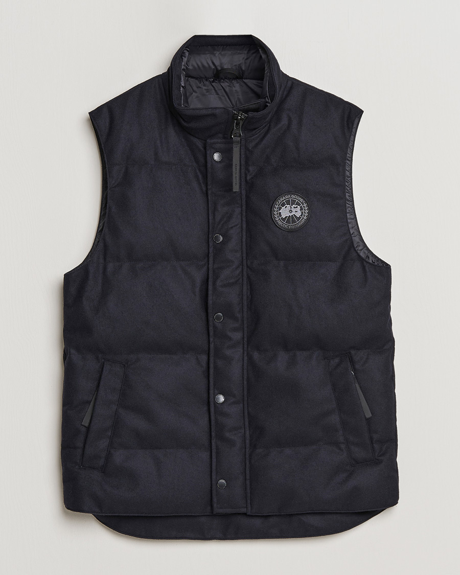 Herren | Westen | Canada Goose Black Label | Canada Goose Garson Wool Vest Atlantic Navy Melange