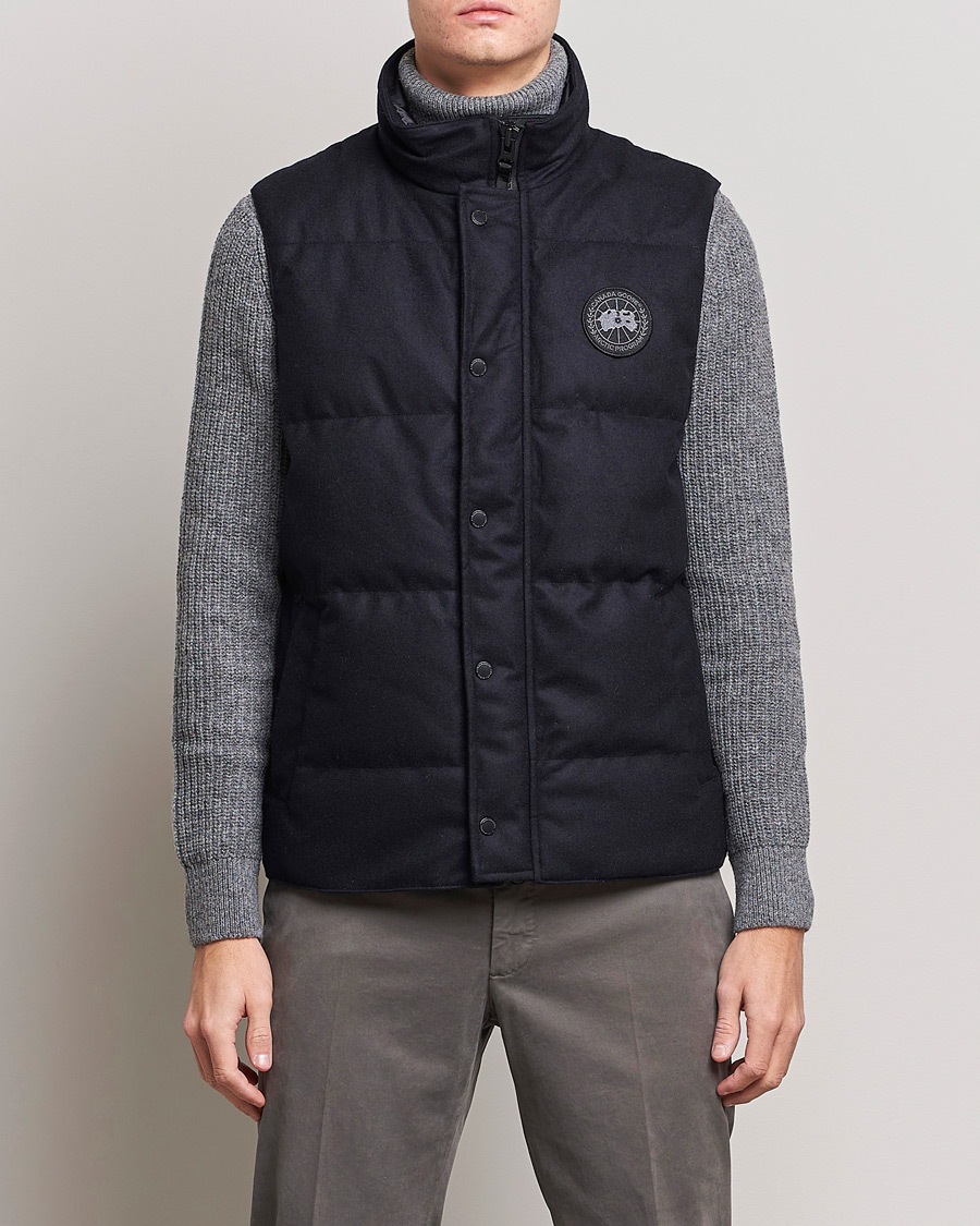 Herren | Westen | Canada Goose Black Label | Canada Goose Garson Wool Vest Atlantic Navy Melange