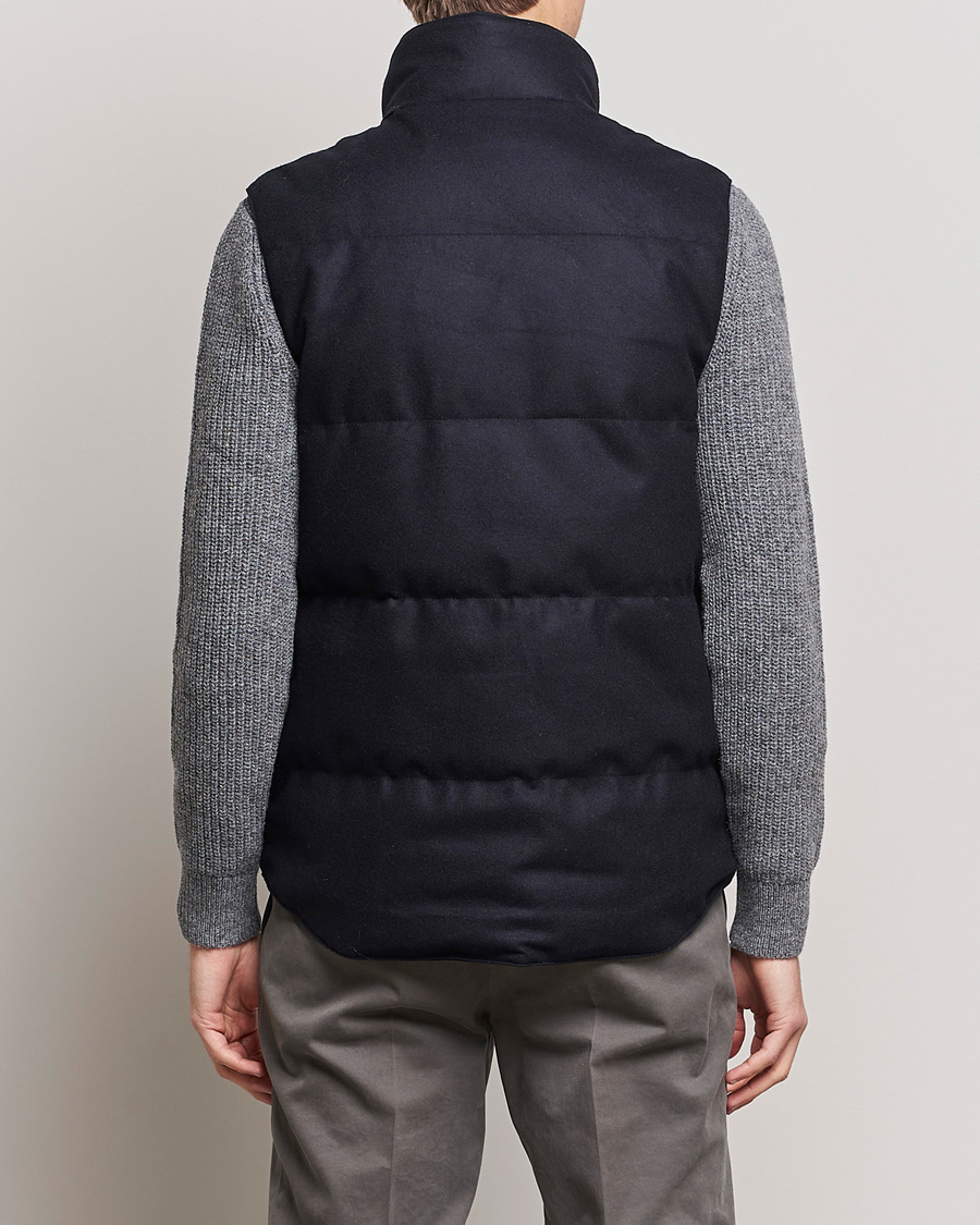 Herren | Westen | Canada Goose Black Label | Canada Goose Garson Wool Vest Atlantic Navy Melange