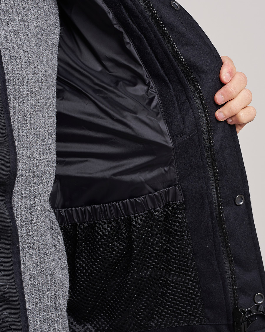 Herren | Westen | Canada Goose Black Label | Canada Goose Garson Wool Vest Atlantic Navy Melange