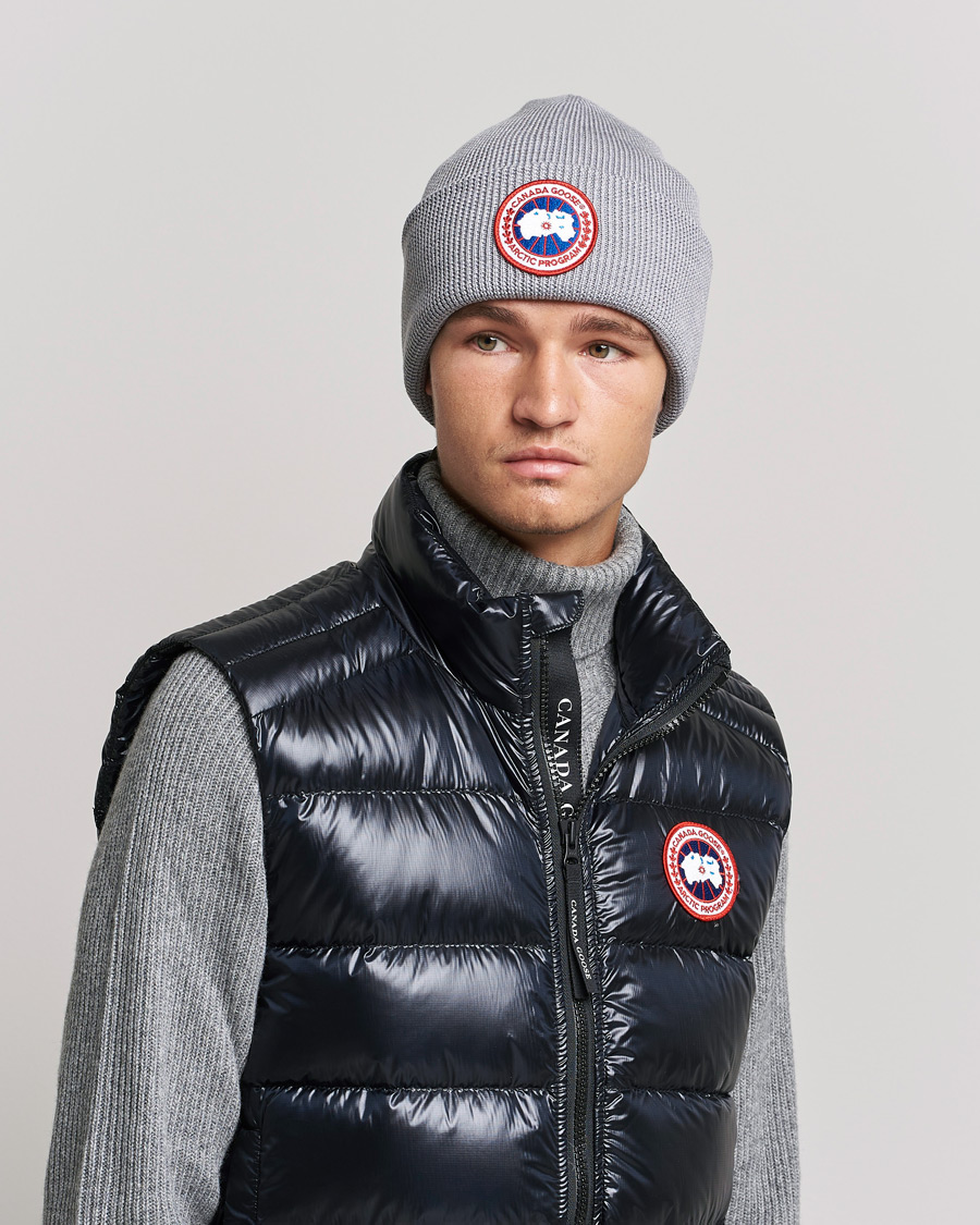 Herren | Canada Goose Arctic Disc Toque Heather Grey | Canada Goose | Arctic Disc Toque Heather Grey