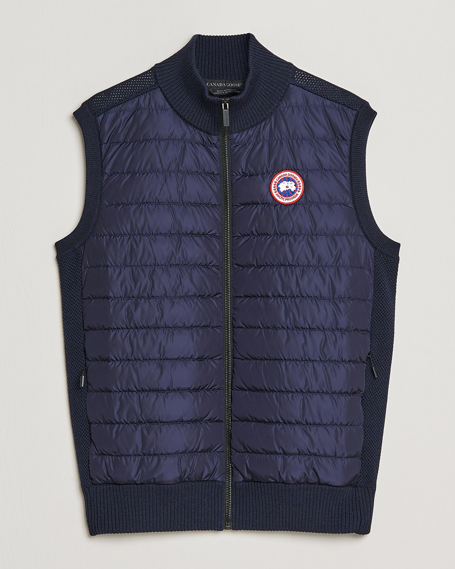 Herren | Westen | Canada Goose | Hybridge Knit Vest Navy