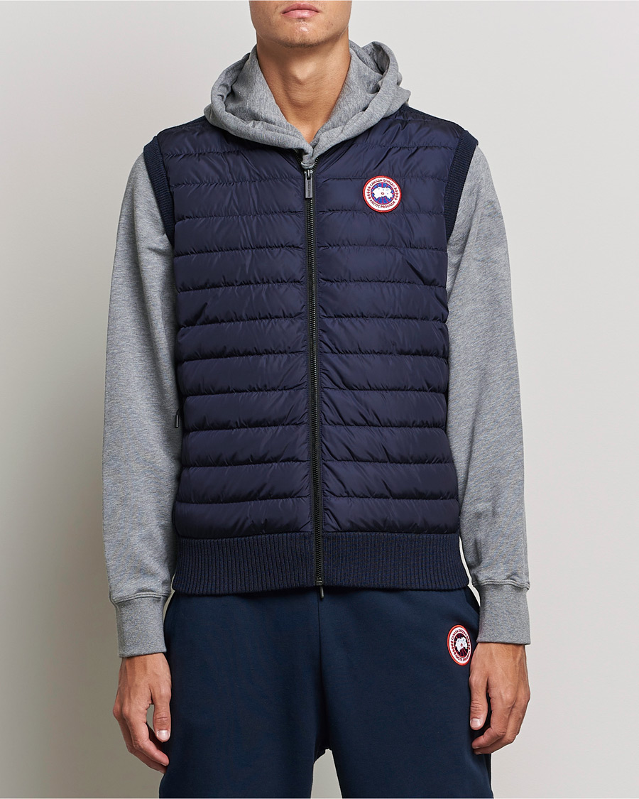 Herren | Westen | Canada Goose | Hybridge Knit Vest Navy