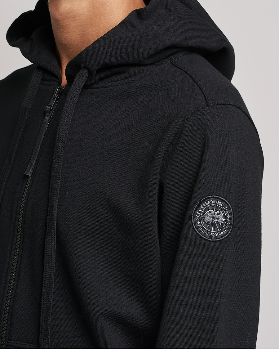 Herren | Pullover | Canada Goose Black Label | FZ Loopback Hoody Black