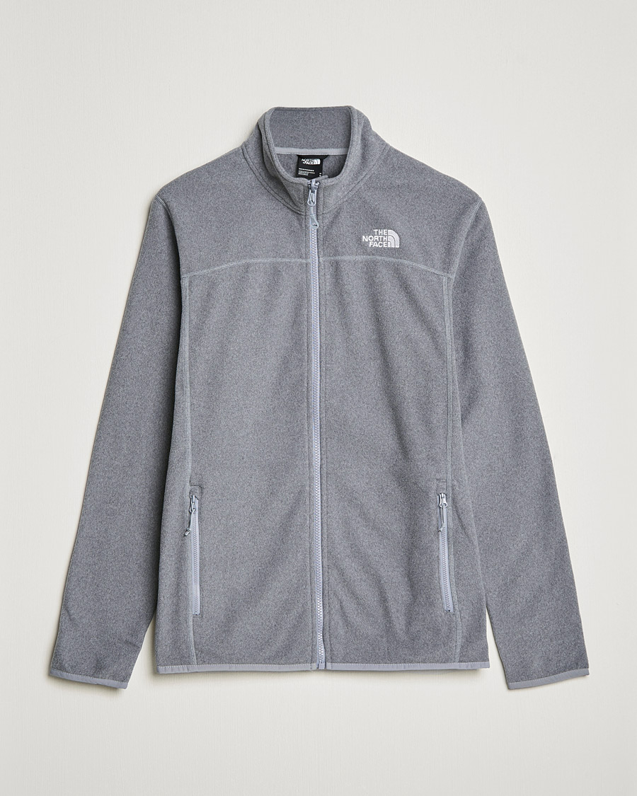 Herren | Pullover | The North Face | 100 Glacier Full Zip Grey Heather