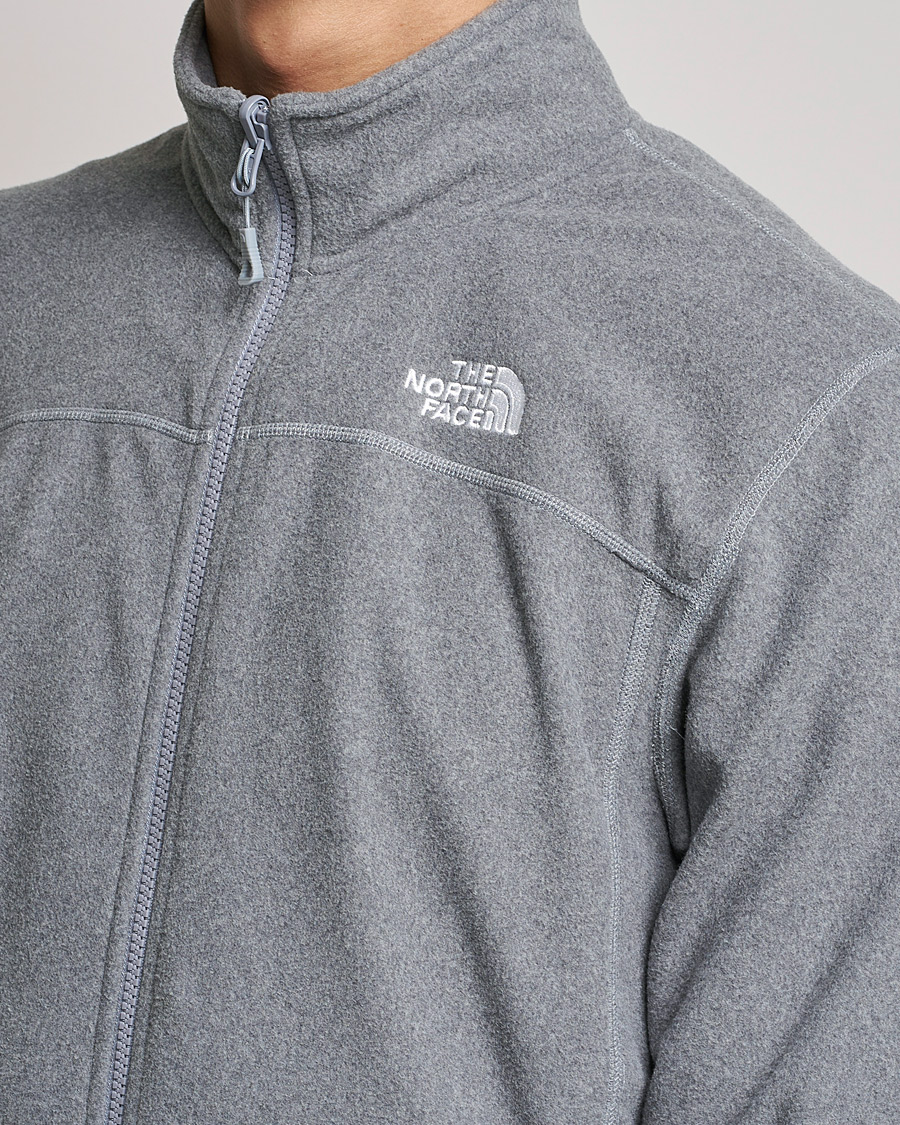 Herren | Pullover | The North Face | 100 Glacier Full Zip Grey Heather